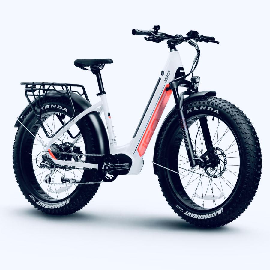 Fat e-bike / 100km range ( White )