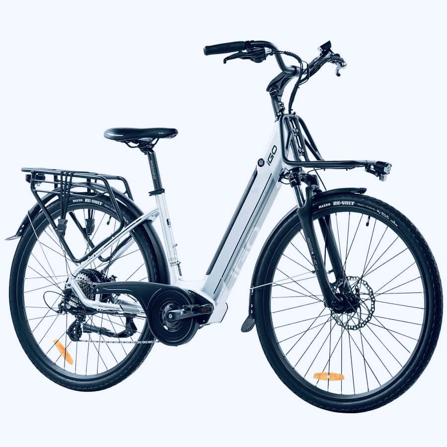 Urban e-bike / 100 km range ( White )