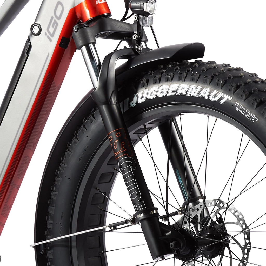 Fat e-bike / 100km range ( Black )